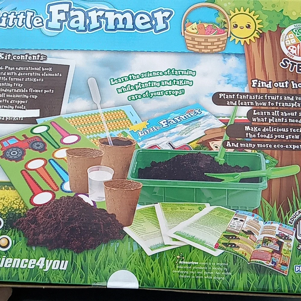 Little farmer science kit, learn the science of farming STEAM